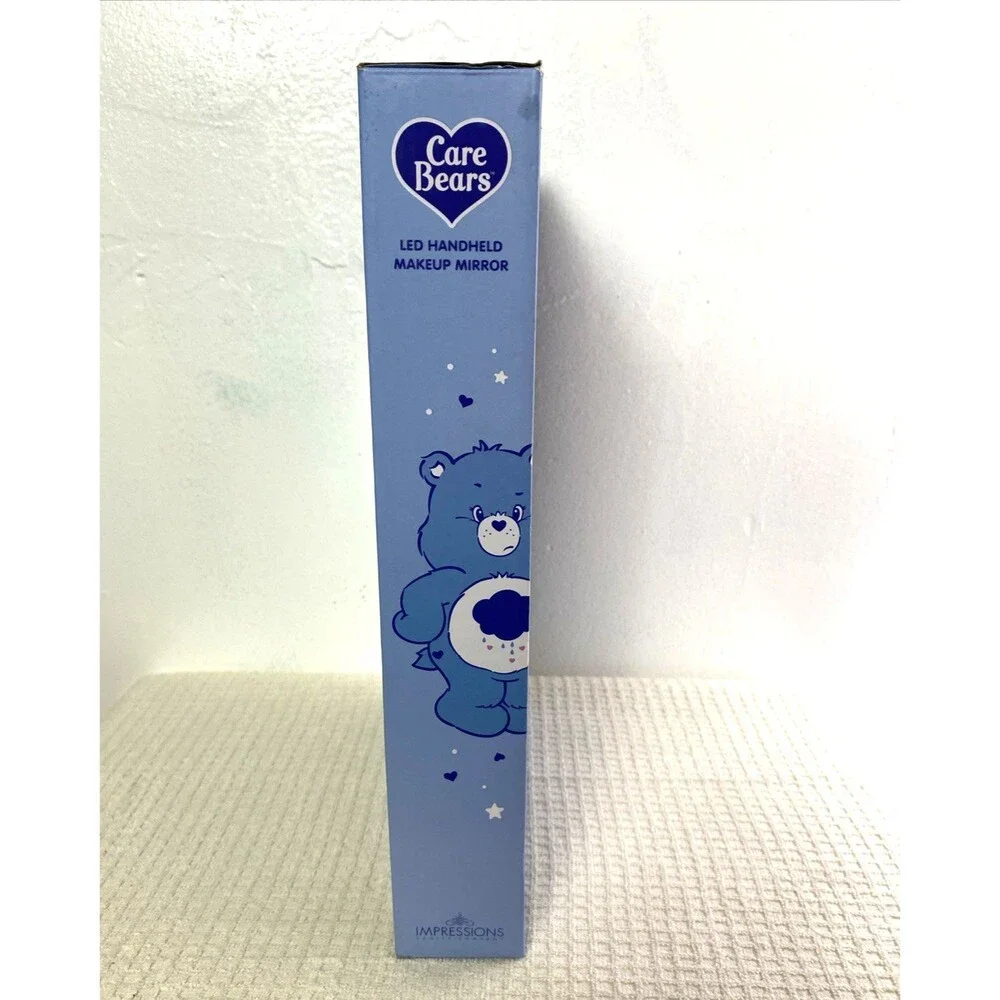 Care Bears Led Handheld Makeup Mirror Grumpy Bear Blue White Vanity